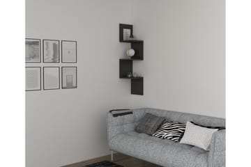 Seinähylly Zikazak 25x25 cm - Antrasiitti - Säilytys - Hylly - Seinähylly