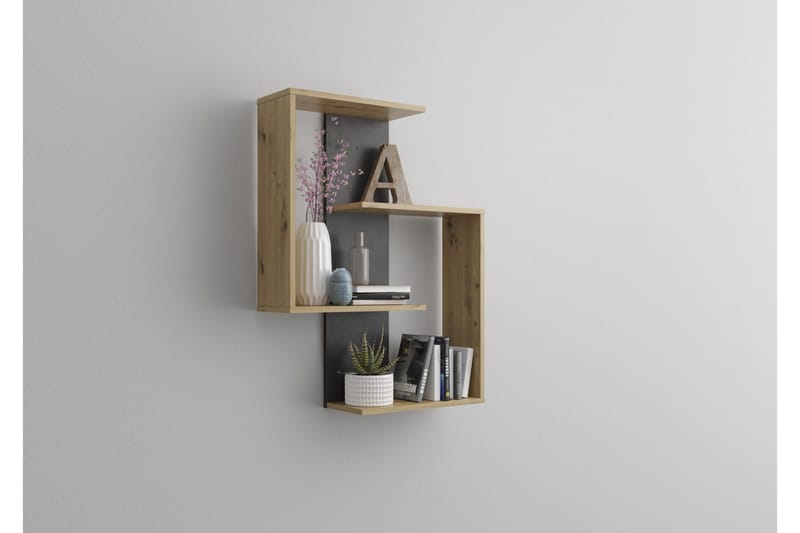 Seinähylly Podulka 44 cm - Ruskea - Säilytys - Hylly - Seinähylly