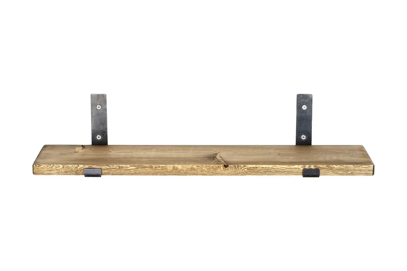 Seinähylly Paisleymae 60 cm - Musta/Pähkinä - Säilytys - Hylly - Seinähylly