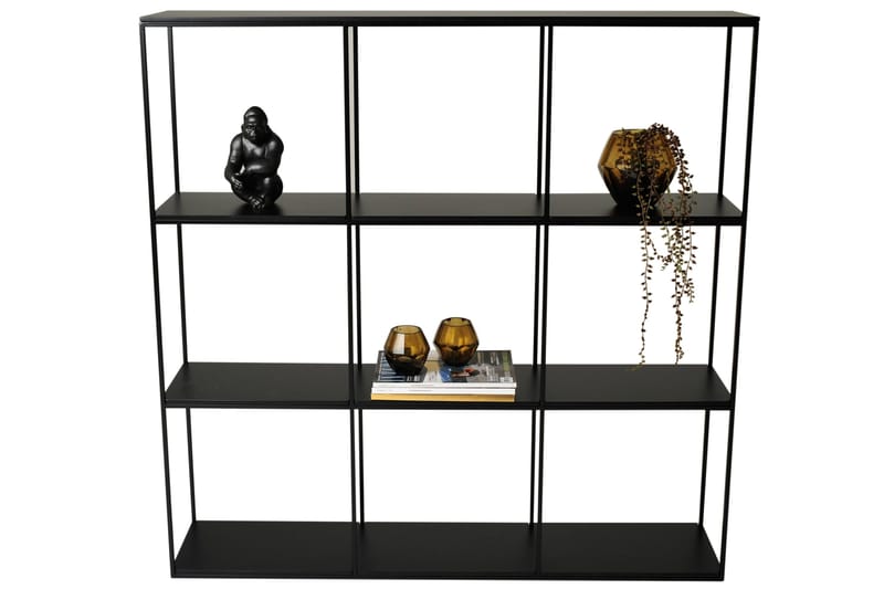 Seinähylly Pharms 25 cm - Musta - Säilytys - Hylly - Kirjahylly