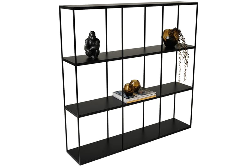 Seinähylly Pharms 25 cm - Musta - Säilytys - Hylly - Kirjahylly