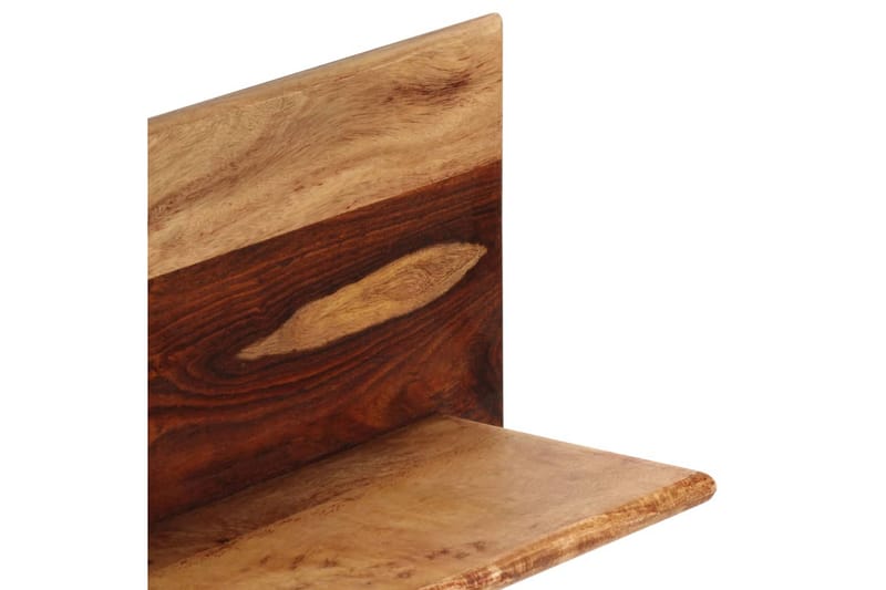Seinähyllyt 2 kpl 58x26x20 cm seesampuu - Säilytys - Hylly - Seinähylly