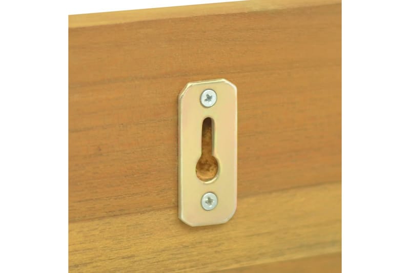 Seinähyllyt 2 kpl 90x10x10 cm täysi tiikki - Ruskea - Säilytys - Hylly - Seinähylly