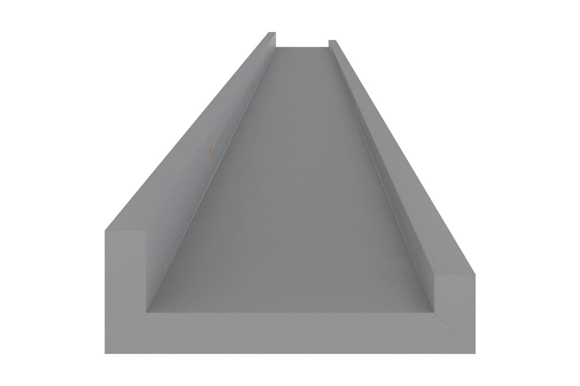 Seinähyllyt 2 kpl harmaa 115x9x3 cm - Säilytys - Hylly - Seinähylly