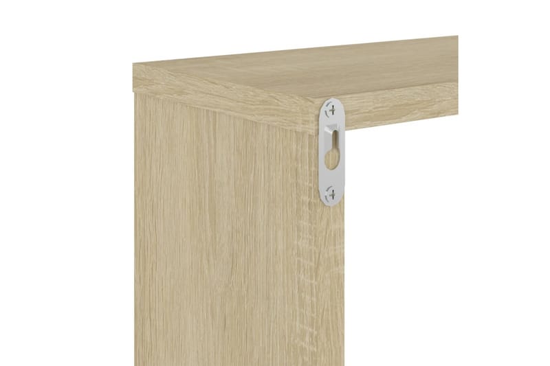 Seinähyllyt 2 kpl Sonoma-tammi 100x15x20 cm lastulevy - Säilytys - Hylly - Seinähylly