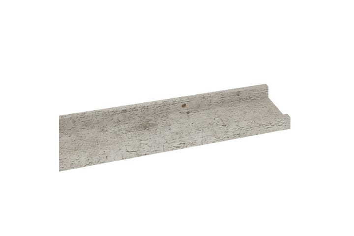Seinähyllyt 4 kpl betoninharmaa100x9x3 cm - Seinähylly - Keittiöhylly - Hylly
