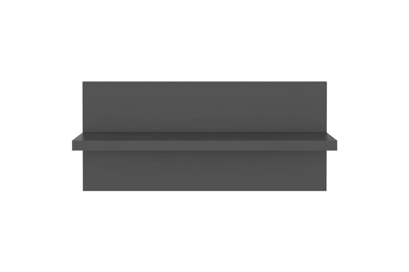 Seinähyllyt 4 kpl harmaa 40x11,5x18 cm lastulevy - Harmaa - Säilytys - Hylly - Seinähylly