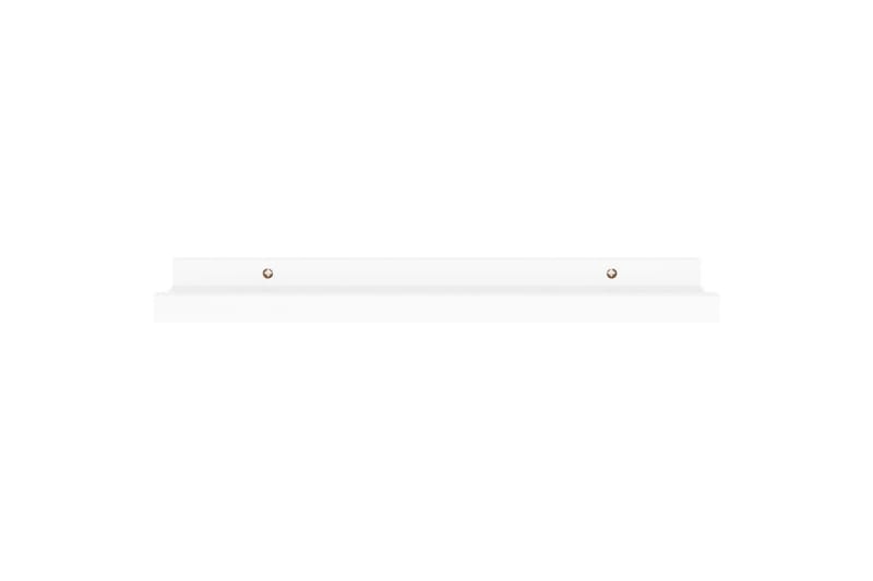 Seinähyllyt 4 kpl valkoinen 40x9x3 cm - Valkoinen - Säilytys - Hylly - Seinähylly