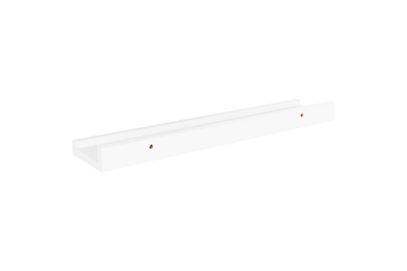 Seinähyllyt 4 kpl valkoinen 40x9x3 cm - Valkoinen - Säilytys - Hylly - Seinähylly