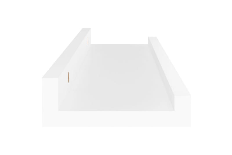 Seinähyllyt 4 kpl valkoinen 40x9x3 cm - Valkoinen - Säilytys - Hylly - Seinähylly