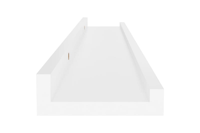 Seinähyllyt 4 kpl valkoinen 60x9x3 cm - Valkoinen - Säilytys - Hylly - Seinähylly
