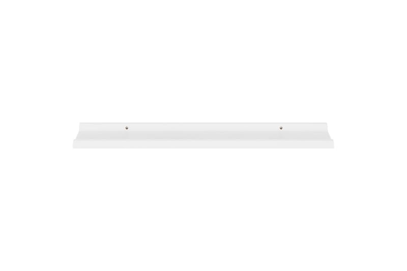 Seinähyllyt 4 kpl valkoinen 80x9x3 cm - Valkoinen - Säilytys - Hylly - Seinähylly