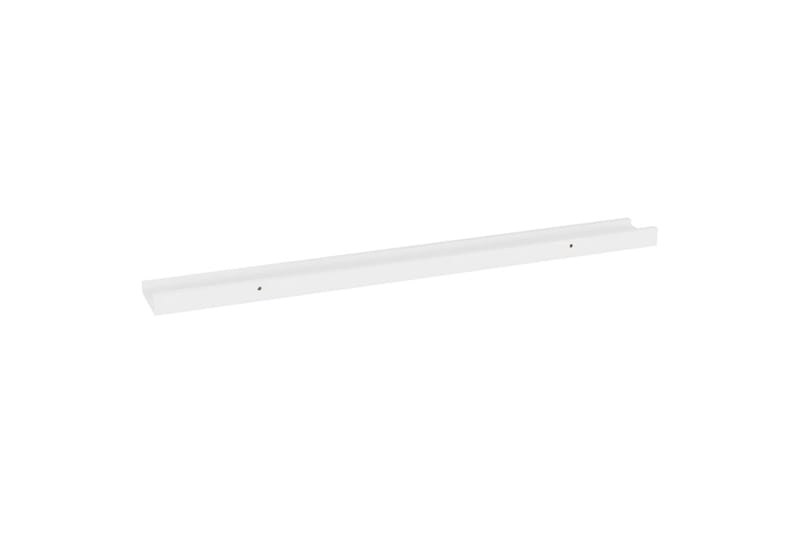 Seinähyllyt 4 kpl valkoinen 80x9x3 cm - Valkoinen - Säilytys - Hylly - Seinähylly