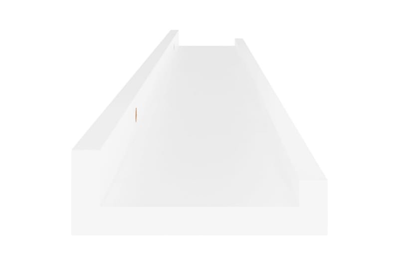 Seinähyllyt 4 kpl valkoinen 80x9x3 cm - Valkoinen - Säilytys - Hylly - Seinähylly