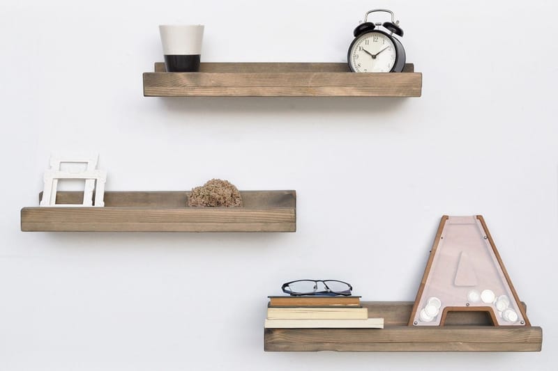 Seinähyllyt Arthur Kapea 3:n setti - Säilytys - Hylly - Seinähylly