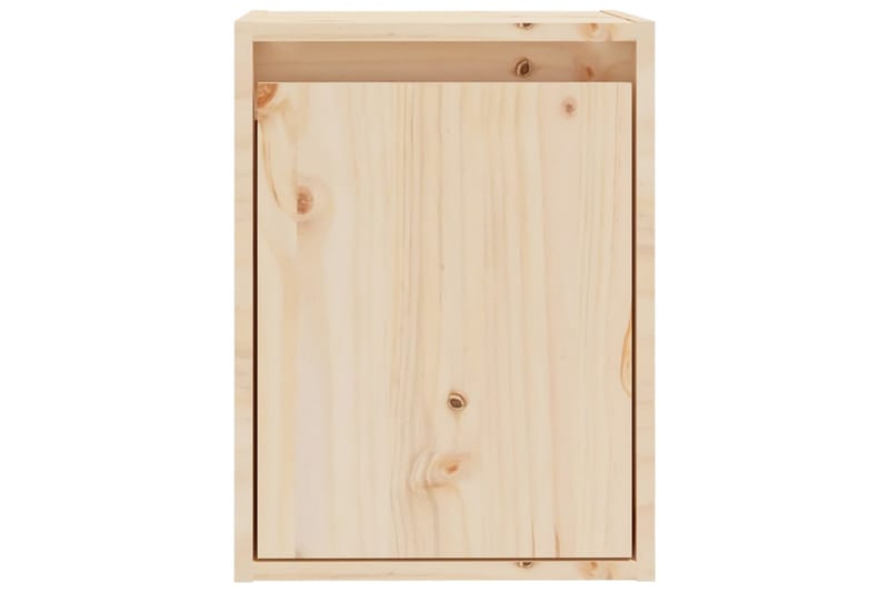 Seinäkaapit 2 kpl 30x30x40 cm täysi mänty - Ruskea - Säilytys - Hylly - Seinähylly