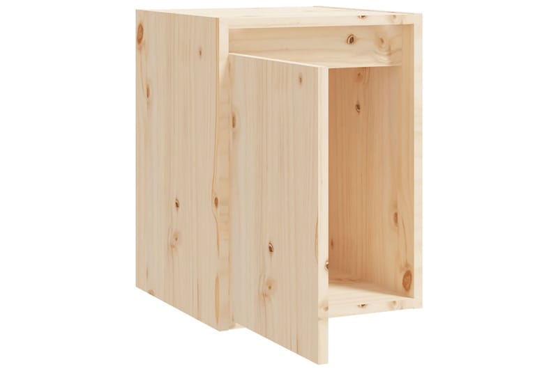 Seinäkaapit 2 kpl 30x30x40 cm täysi mänty - Ruskea - Säilytys - Hylly - Seinähylly
