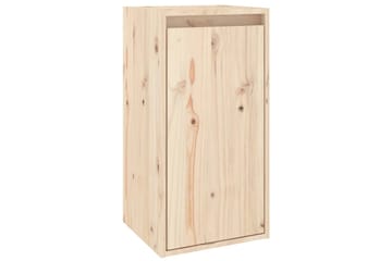 Seinäkaapit 2 kpl 30x30x60 cm täysi mänty - Ruskea - Säilytys - Hylly - Seinähylly