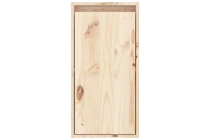 Seinäkaapit 2 kpl 30x30x60 cm täysi mänty - Ruskea - Säilytys - Hylly - Seinähylly