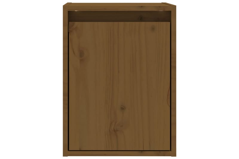 Seinäkaapit 2 kpl hunajanruskea 30x30x40 cm täysi mänty - Ruskea - Säilytys - Hylly - Seinähylly