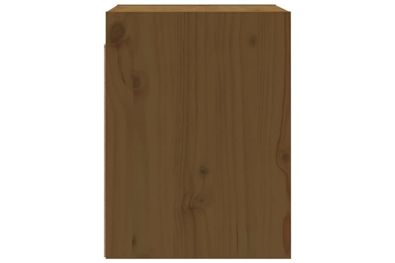 Seinäkaapit 2 kpl hunajanruskea 30x30x40 cm täysi mänty - Ruskea - Säilytys - Hylly - Seinähylly