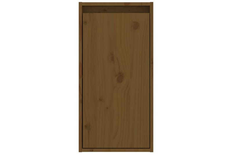 Seinäkaapit 2 kpl hunajanruskea 30x30x60 cm täysi mänty - Ruskea - Säilytys - Hylly - Seinähylly