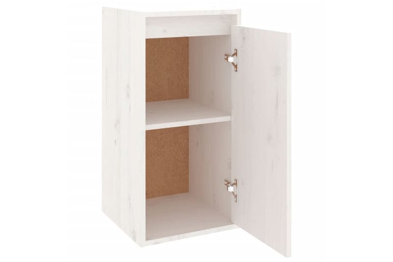 Seinäkaapit 2 kpl valkoinen 30x30x60 cm täysi mänty - Valkoinen - Säilytys - Hylly - Seinähylly