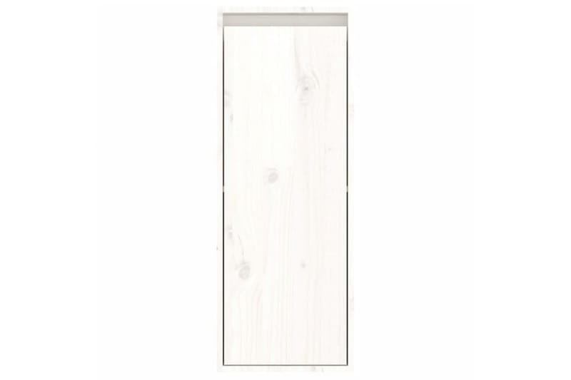 Seinäkaapit 2 kpl valkoinen 30x30x80 cm täysi mänty - Valkoinen - Säilytys - Hylly - Seinähylly
