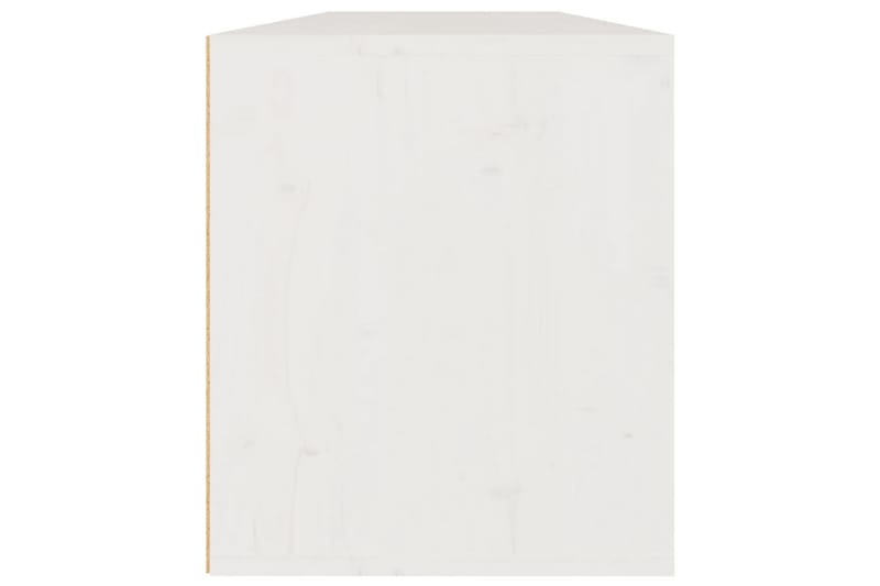 Seinäkaapit 2 kpl valkoinen 60x30x35 cm täysi mänty - Valkoinen - Säilytys - Hylly - Seinähylly
