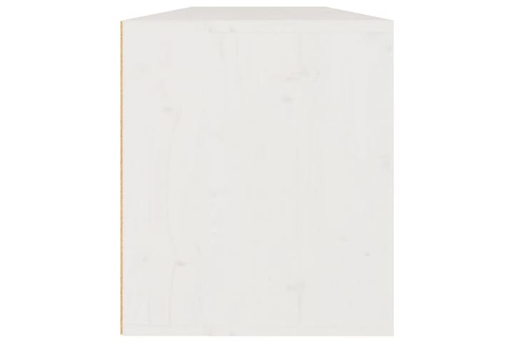 Seinäkaapit 2 kpl valkoinen 60x30x35 cm täysi mänty - Valkoinen - Seinähylly - Keittiöhylly - Hylly