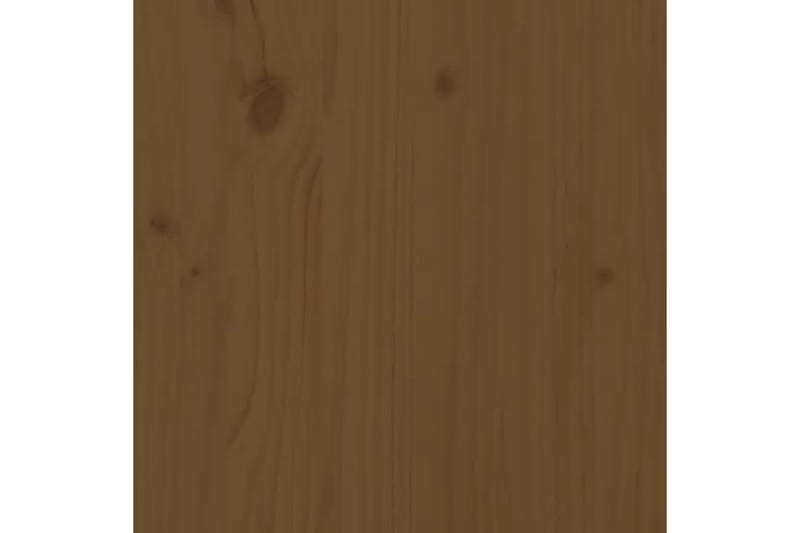 Seinäkaappi hunajanruskea 100x30x35 cm täysi mänty - Ruskea - Säilytys - Hylly - Seinähylly