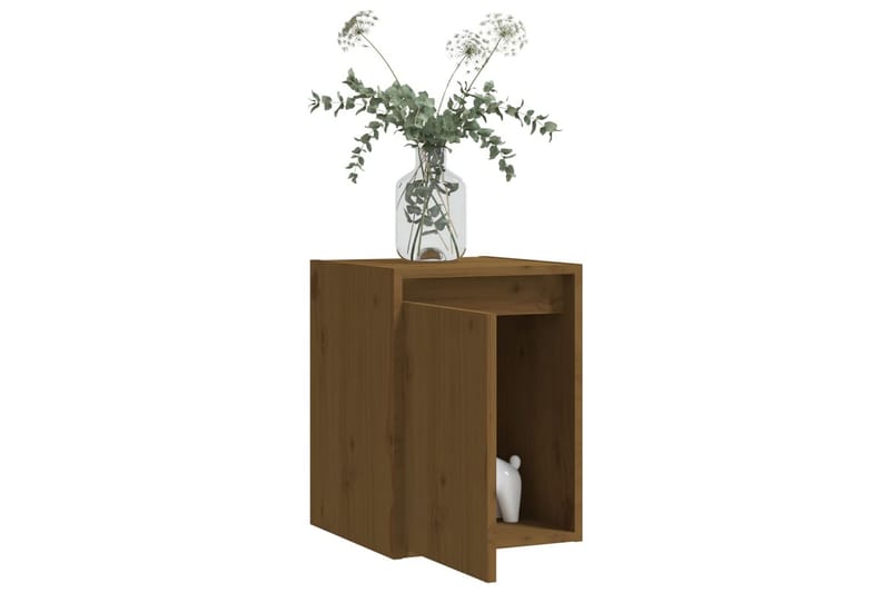 Seinäkaappi hunajanruskea 30x30x40 cm täysi mänty - Ruskea - Säilytys - Hylly - Seinähylly