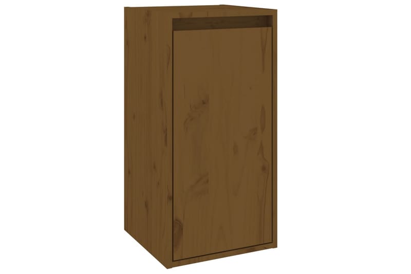Seinäkaappi hunajanruskea 30x30x60 cm täysi mänty - Ruskea - Säilytys - Hylly - Seinähylly