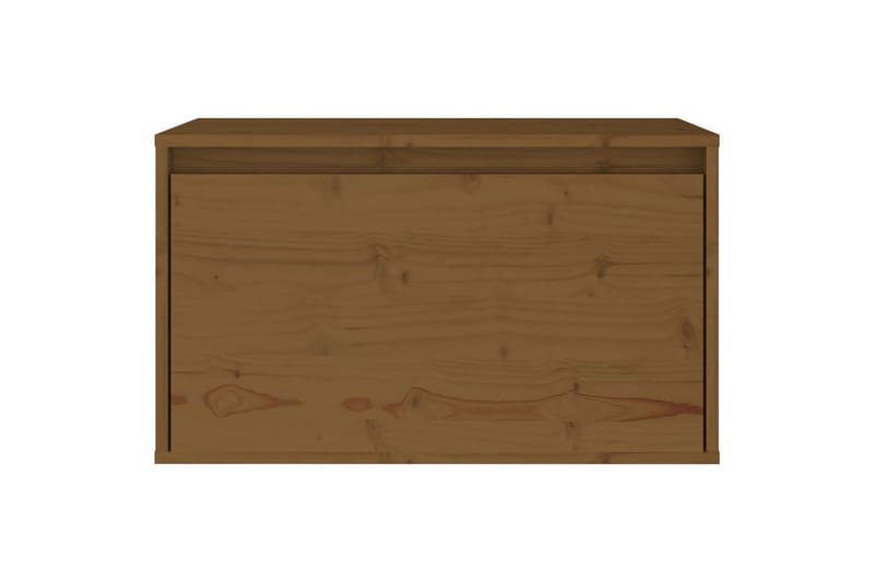 Seinäkaappi hunajanruskea 60x30x35 cm täysi mänty - Ruskea - Säilytys - Hylly - Seinähylly