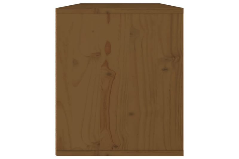 Seinäkaappi hunajanruskea 60x30x35 cm täysi mänty - Ruskea - Säilytys - Hylly - Seinähylly