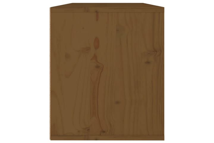 Seinäkaappi hunajanruskea 60x30x35 cm täysi mänty - Ruskea - Seinähylly - Keittiöhylly - Hylly
