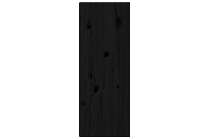Seinäkaappi musta 30x30x80 cm täysi mänty - Musta - Seinähylly - Keittiöhylly - Hylly