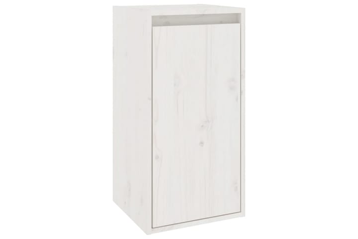 Seinäkaappi valkoinen 30x30x60 cm täysi mänty - Valkoinen - Seinähylly - Keittiöhylly - Hylly