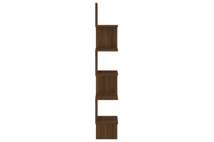Seinäkulmahylly ruskea tammi 20x20x127,5 cm tekninen puu - Ruskea - Kulmahylly - Hylly - Keittiöhylly