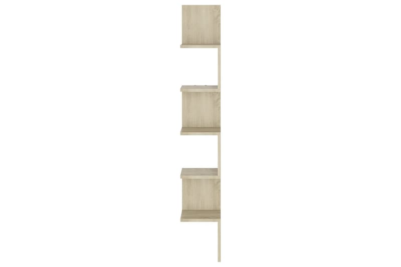 Seinäkulmahylly Sonoma-tammi 20x20x127,5 cm lastulevy - Säilytys - Hylly - Seinähylly
