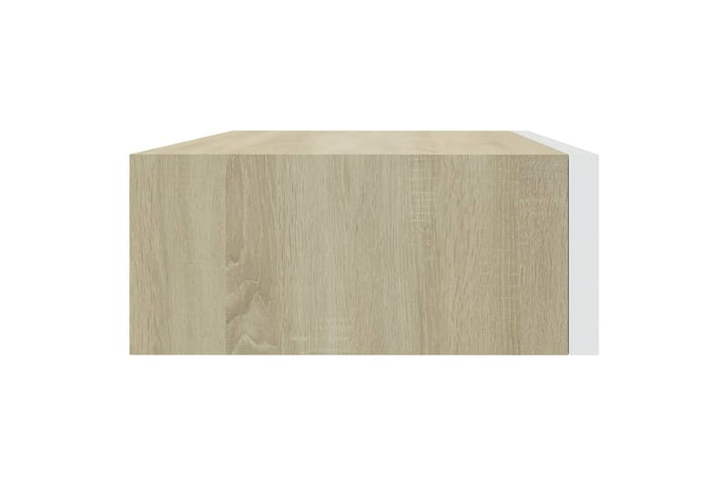 Seinälaatikkohyllyt 2 kpl 40x23,5x10 cm MDF - Harmaa - Säilytys - Hylly - Seinähylly