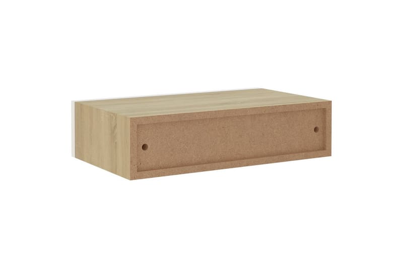 Seinälaatikkohyllyt 2 kpl 40x23,5x10 cm MDF - Harmaa - Säilytys - Hylly - Seinähylly