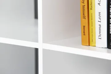 Singleton kirjahylly 107 cm maalattu puu - Valkoinen - Säilytys - Hylly - Kirjahylly
