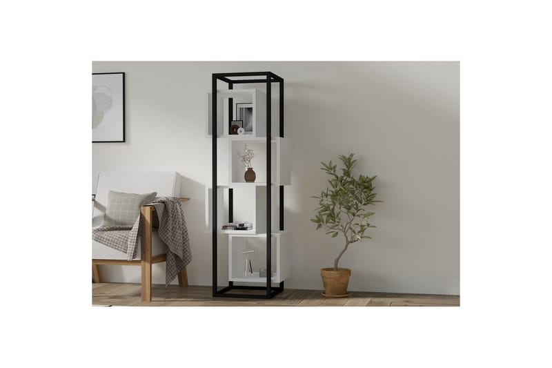 Sivor Kirjahylly 44 cm - Valkoinen - Säilytys - Hylly - Kirjahylly