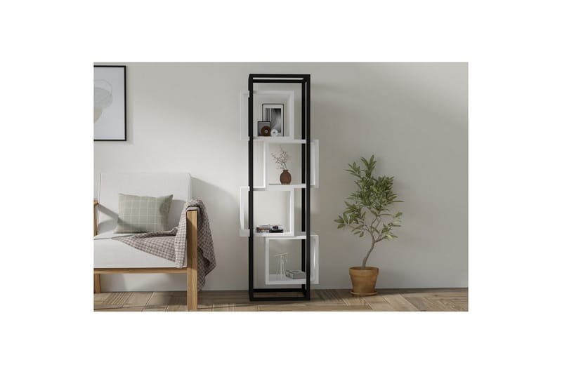 Sivor Kirjahylly 44 cm - Valkoinen - Säilytys - Hylly - Kirjahylly