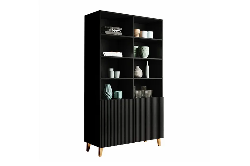 Strontian Bokhylla 101x40 cm Scandinavian Choice Black - Säilytys - Hylly - Kirjahylly