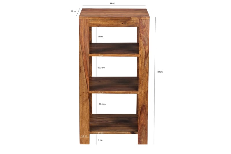 Tarman kirjahylly 44 cm pähkinä - Ruskea - Säilytys - Hylly - Kirjahylly