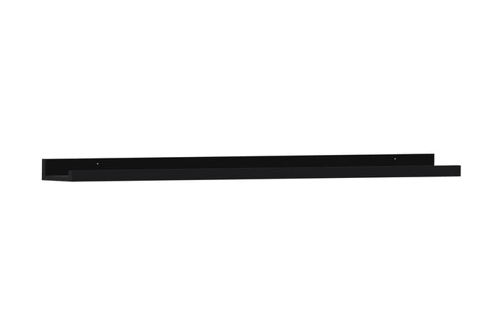 Black Shelf Tauluhylly MDF 110 cm Musta - Musta - Tauluhylly - Kirjataso