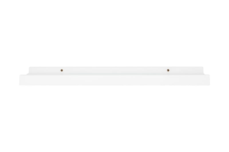 Tauluhyllyt 2 kpl valkoinen 40x9x3 cm MDF - Valkoinen - Säilytys - Hylly - Tauluhylly