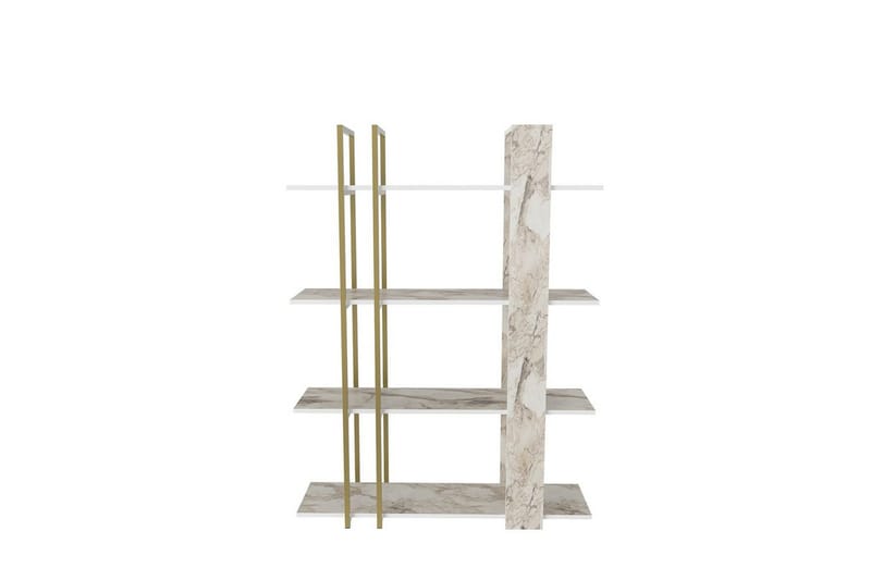 Thyra Kirjahylly 120 cm - Keltainend - Säilytys - Hylly - Kirjahylly